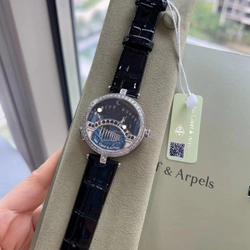 반클리프 앤 아펠 레이디 아펠퐁데자모 블랙 밴드